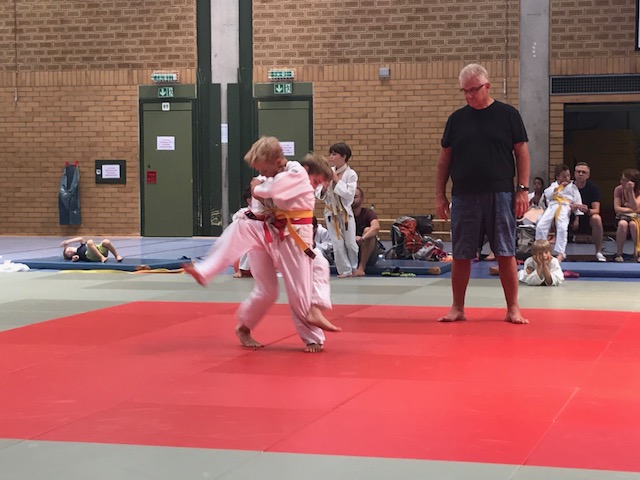 Judo Turnier Kampf 2